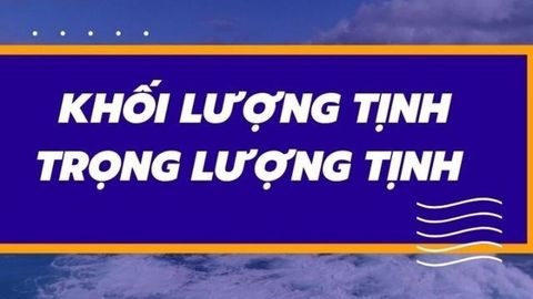 Khối lượng tịnh là gì? Phân biệt giữa khối lượng và trọng lượng