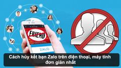  Cách hủy kết bạn Zalo trên điện thoại, máy tính đơn giản nhất 