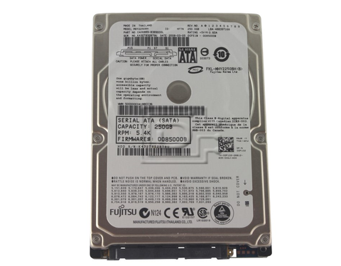 Hdd Fujitsu Ata 250Gb - 2.5'