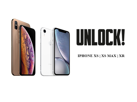 Unlock mở mạng iPhone XS, iPhone XS Max, iPhone XR