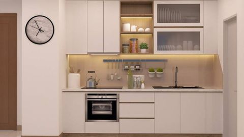 Cách bố trí bếp và chậu rửa hợp lý, tiết kiệm không gian cho bếp gọn gàng