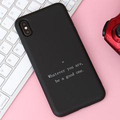  Ốp lưng iPhone Xs Max Nhựa dẻo Artifical Silicon Emboss printing MEEKER Black text 1 