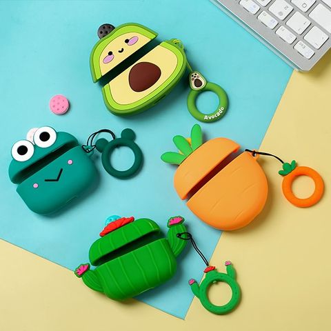Túi đựng Airpods Pro Nhựa dẻo Carton Silicone JM
