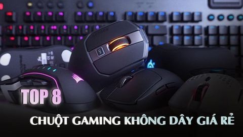 TOP 8 chuột gaming không dây giá rẻ tốt nhất hiện nay 2021