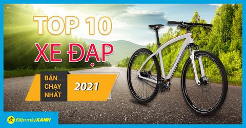 Top 10 xe đạp bán chạy nhất năm 2021 tại Trung Tâm Bảo Hành