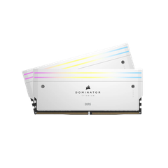  RAM Corsair Dominator Titanium White 96GB (2x48GB) RGB 6600 DDR5 (CMP96GX5M2B6600C32W) 