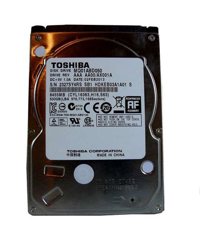 Toshiba Hdd Mq01Abd050 500Gb