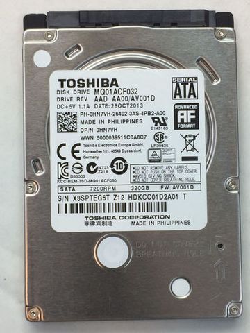 Toshiba Hdd Mq01Acf032 320Gb