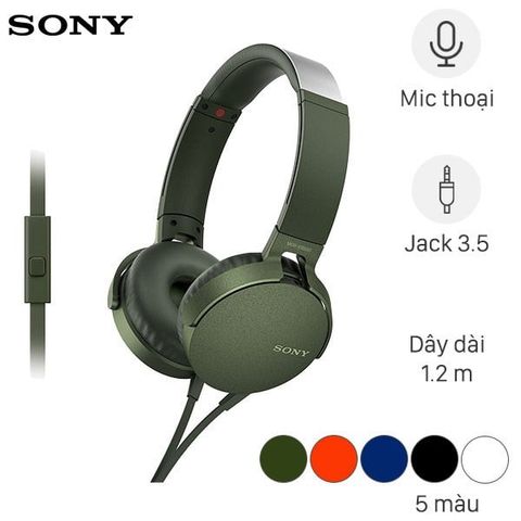 Tai nghe chụp tai Sony Extra Bass MDR-XB550AP