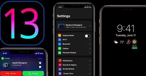 Cách thêm nút Dark Mode vào trung tâm điều khiển trên iOS 13