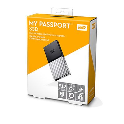 Ổ Cứng Di Động Wd My Passport Ssd 512Gb