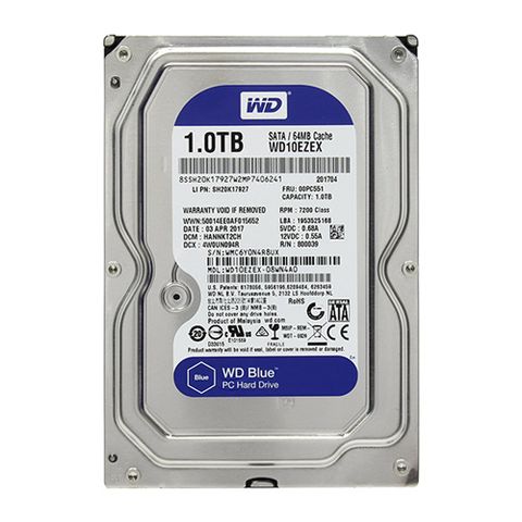 Ổ Cứng Hdd Wd Blue 1Tb Wd10Ezex