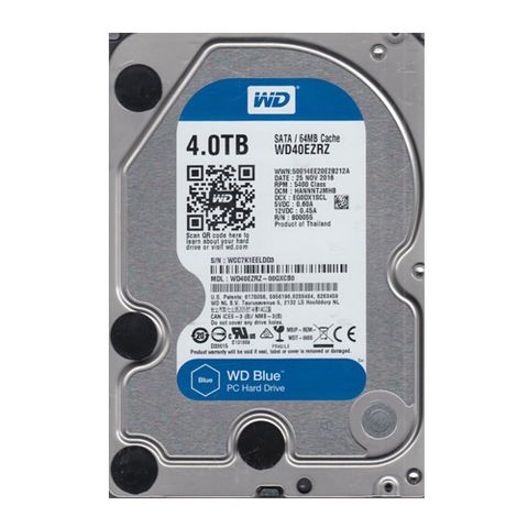 Ổ Cứng Hdd Wd Blue 4Tb Wd40Ezrz