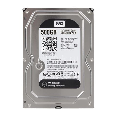 Ổ Cứng Wd Black 500Gb Wd5003Azex