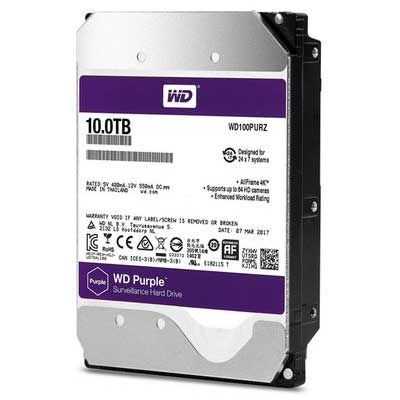 Ổ Cứng Wd Purple 10Tb Wd100Purz