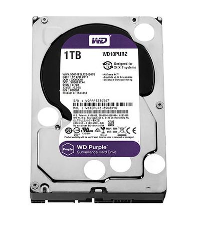 Ổ Cứng Wd Purple 1Tb Wd10Purz