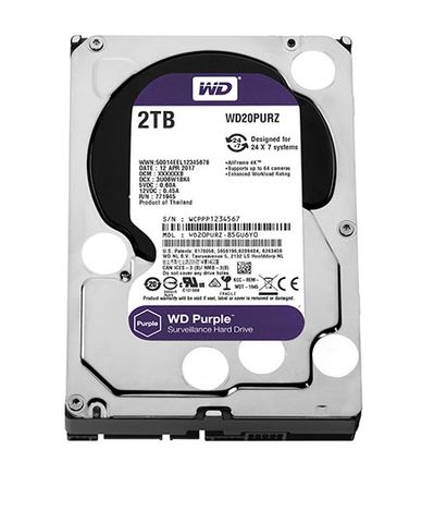 Ổ Cứng Wd Purple 2Tb Wd20Purz