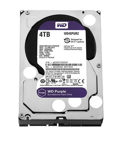 Ổ Cứng Wd Purple 4Tb Wd40Purz