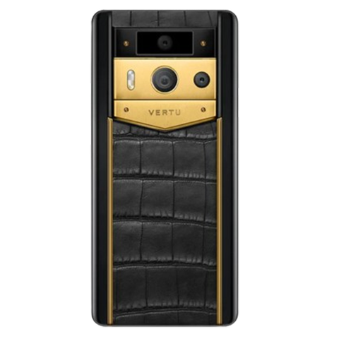 Điện Thoại METAVERTU 2 Generation Luxury Custom Made Alligator Gold Black