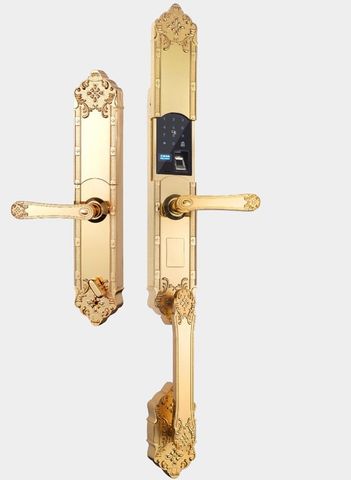 Khóa cửa vân tay cổ điển Tuya OC999(Vàng)
