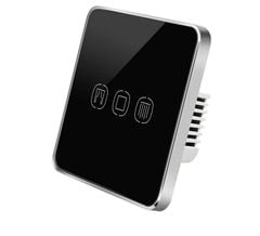  Công tắc rèm cửa vuông Tuya SC01-UK/Đen 