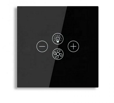 Công tắc Dimmer và Quạt Tuya SDF1-UK/Đen