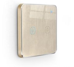  Công tắc thông minh Tuya SW02-UK-2G/Gold Brushed/Zigbee 