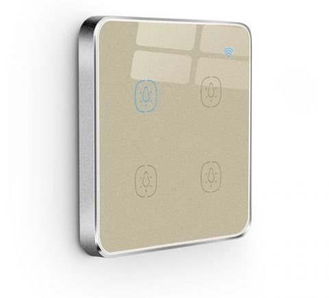 Công tắc thông minh Tuya SW02-UK-4G/Gold/Zigbee