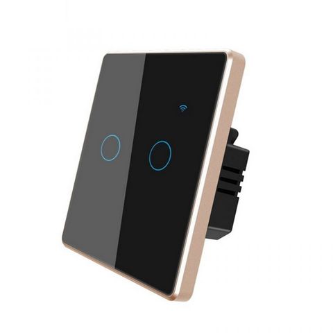 Công tắc vuông Tuya SW01UK-2G/Đen
