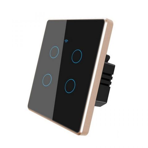 Công tắc vuông Tuya SW01UK-4G/Đen