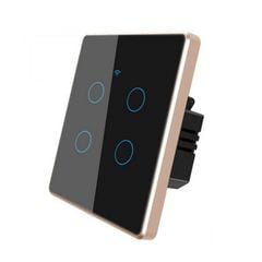  Công tắc vuông Tuya SW01UK-4G/Đen 