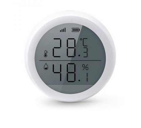 Cảm biến nhiệt độ, độ ẩm Tuya THS01(Zigbee)