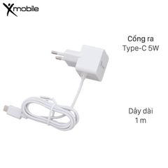  Sạc dây Type-C 1A 1 m Xmobile DS199-WB Trắng 