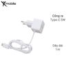 Sạc dây Type-C 1A 1 m Xmobile DS199-WB Trắng