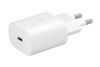 Bộ Adapter sạc kèm cáp Type C - Type C PD 25W Samsung EP-TA800 Trắng
