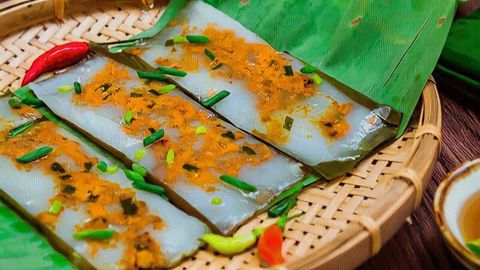 Bánh nậm là bánh gì. Bánh nậm làm từ bột gì và những nguyên liệu nào.