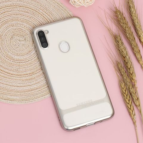 Ốp lưng Galaxy A11 nhựa dẻo TPU Electroplating Future COSANO Bạc