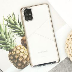  Ốp lưng Galaxy M51 Nhựa dẻo TPU Electroplating Triple COSANO Bạc 