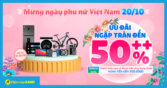  Mừng ngày Phụ nữ Việt Nam - Ưu đãi ngập tràn đến 50%, quẹt ví Moca hoàn tiền đến 500K 