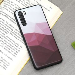  Ốp lưng Oppo A91 Nhựa cứng viền dẻo Glue Case MEEKER CN13200108 Hồng nâu 