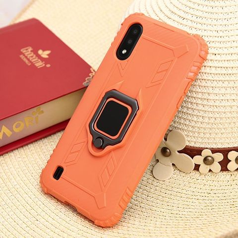 Ốp lưng Galaxy A01 nhựa cứng viền dẻo MITTER JM Đào