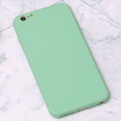  Ốp lưng iPhone 6/6s+ nhựa cứng viền dẻo Tempered Glass silk OSMIA Bạc Hà 