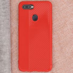  Ốp lưng Oppo F9 nhựa dẻo Carbon-Mix OSMIA Red 