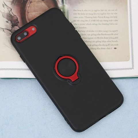 Ốp lưng iPhone 7 Plus/ 8 Plus nhựa dẻo CHESS RING JM Đen đỏ