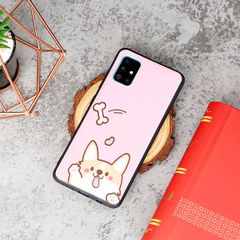  Ốp Galaxy A51/A31 nhựa dẻo Emboss Prining OSMIA CN03200108 Chó Corgy 