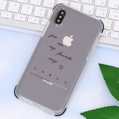  Ốp lưng iPhone X/Xs nhựa dẻo Printing Double Color Crashproof OSMIA CN4190927 Bản nhạc 