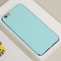  Ốp lưng iPhone 6+/6s+ nhựa dẻo Color TPU electropate OSMIA Xanh Nhạt 
