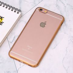  Ốp lưng iPhone 6/6S+ nhựa dẻo Electroplating Matte TPU COSANO Gold 