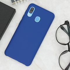  Ốp lưng Galaxy A20 nhựa dẻo Fake silicon JM Navy 