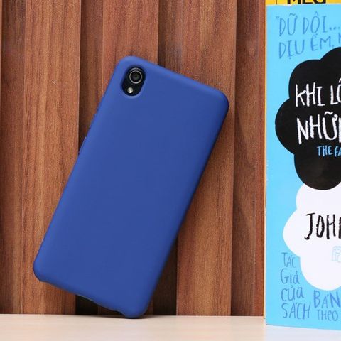 Ốp lưng ViVo Y91C nhựa dẻo Fake Silicon JM Navy